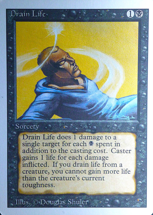 Magic the Gathering: Revised/3rd Edition
Drain Life - Revised - Common - 106