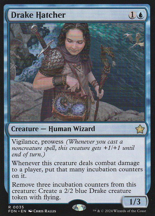 Magic the Gathering: Foundations Drake Hatcher FDN R0035 Non-Foil
