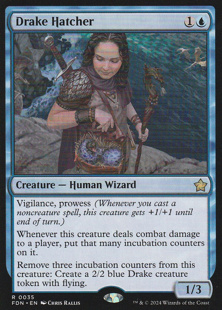 Magic the Gathering: Foundations Drake Hatcher FDN R0035 Non-Foil