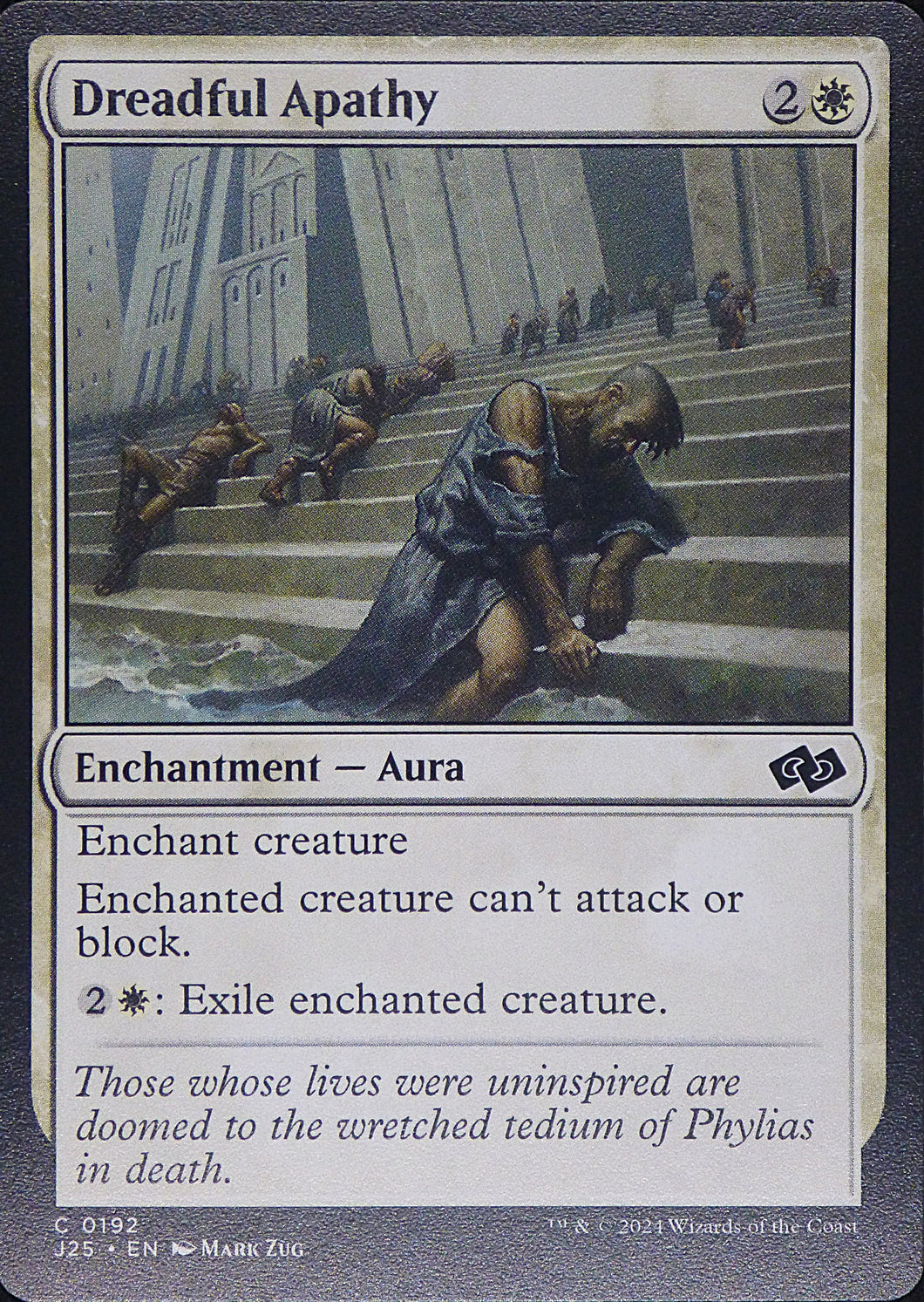 Magic the Gathering: Foundations Jumpstart

Dreadful Apathy J25 C0192