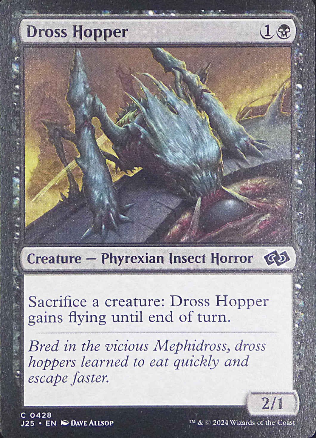 Magic the Gathering: Foundations Jumpstart

Dross Hopper J25 C0428