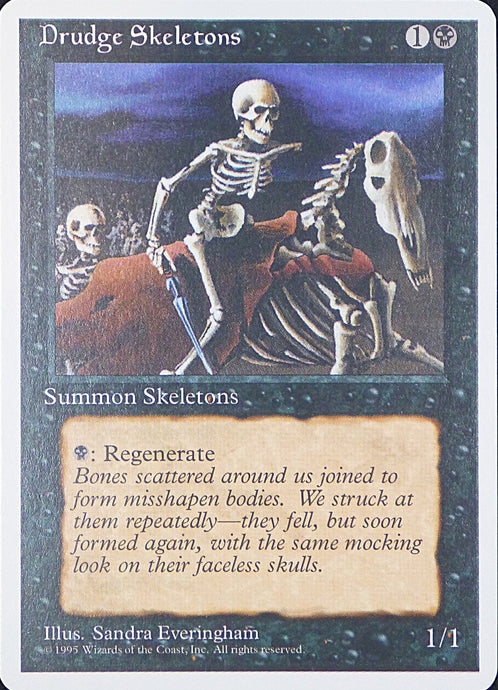 Magic the Gathering: Fourth Edition

Drudge Skeletons Fourth C0133