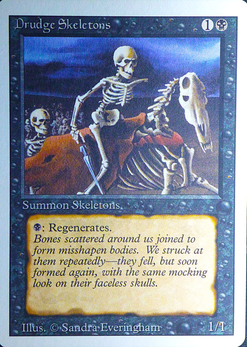 Magic the Gathering: Revised/3rd Edition
Drudge Skeletons - Revised - Common - 107