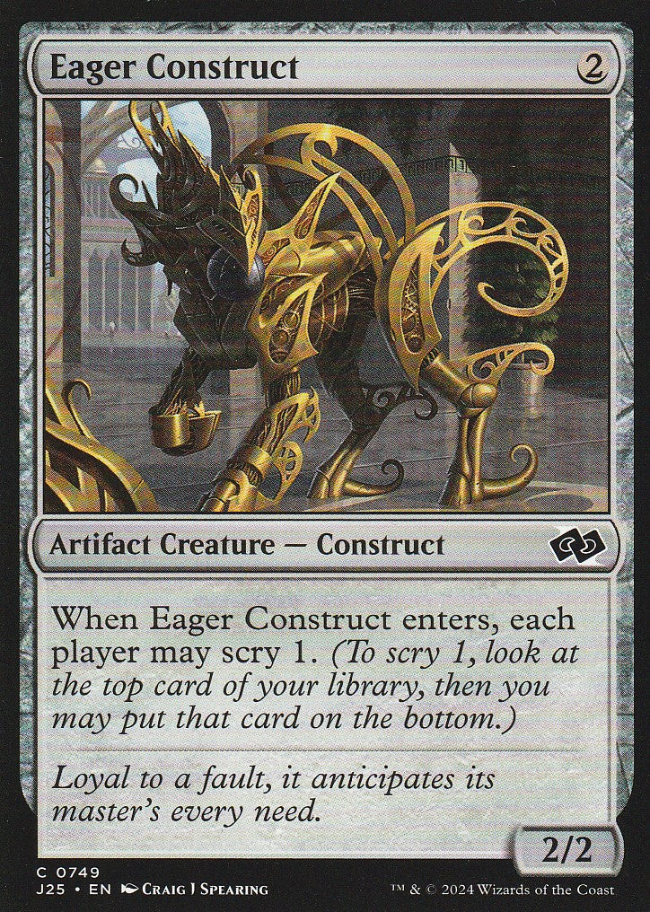 Magic the Gathering: Foundations Jumpstart Eager Construct J25 C0749