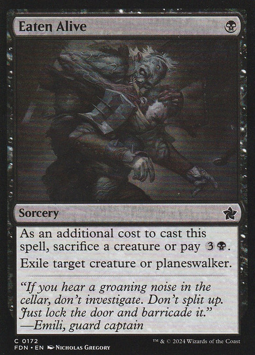 Magic the Gathering: Foundations Eaten Alive FDN C0172 Non-Foil