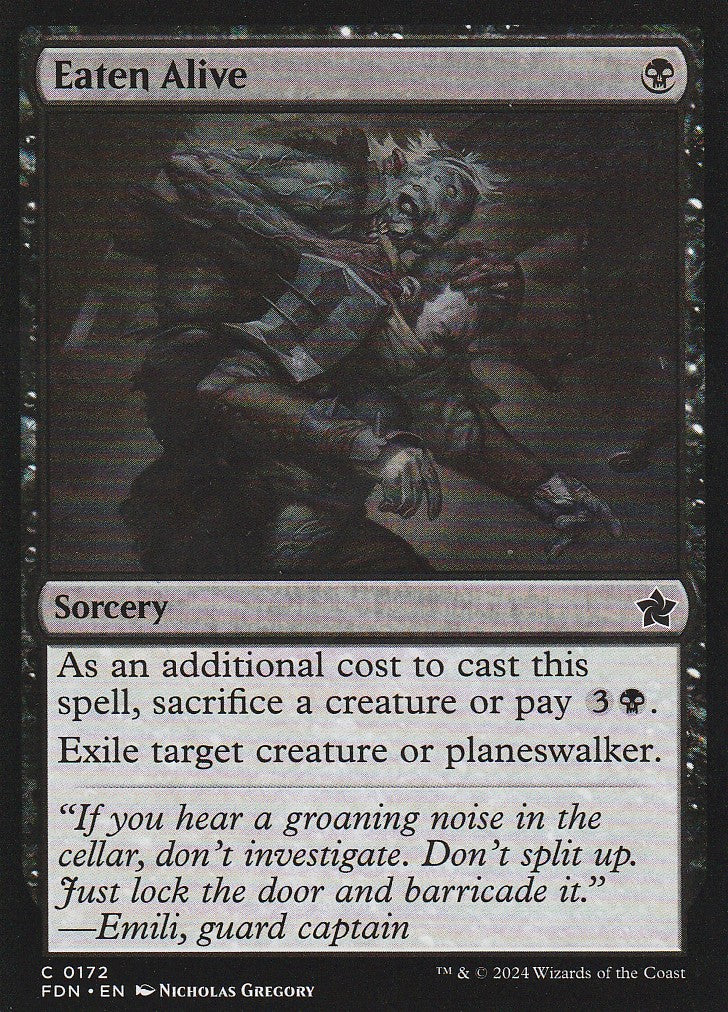 Magic the Gathering: Foundations Eaten Alive FDN C0172 Non-Foil