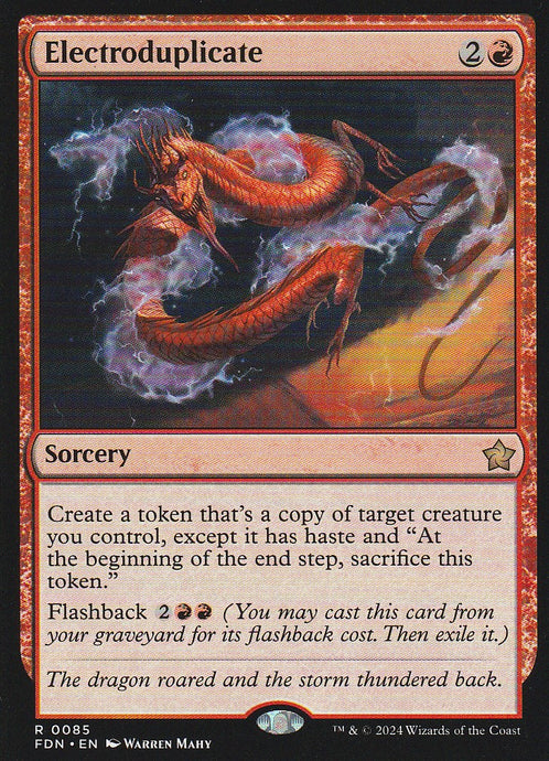 Magic the Gathering: Foundations Electroduplicate FDN R0085