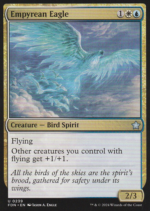 Magic the Gathering: Foundations Empyrean Eagle FDN U0239 Non-Foil