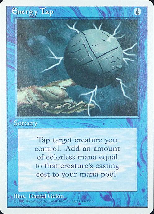 Magic the Gathering: Fourth Edition

Energy Tap Fourth C0069