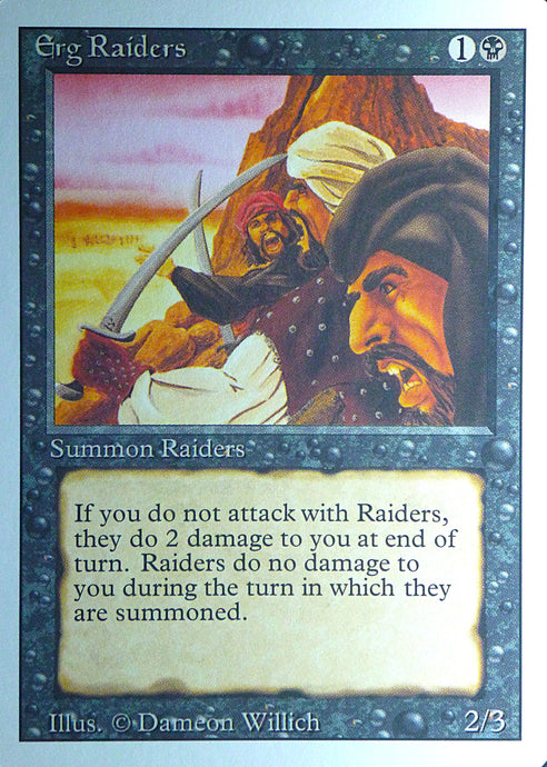 Magic the Gathering: Revised/3rd Edition
Erg Raiders - Revised - Common - 109