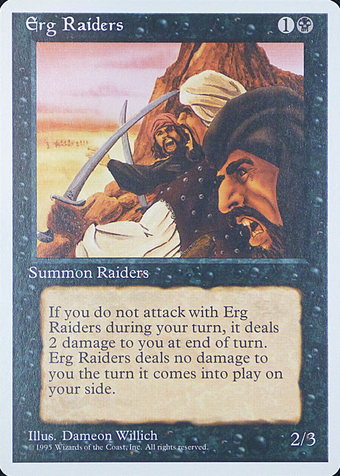 Magic the Gathering: Fourth Edition

Erg Raiders Fourth C0135