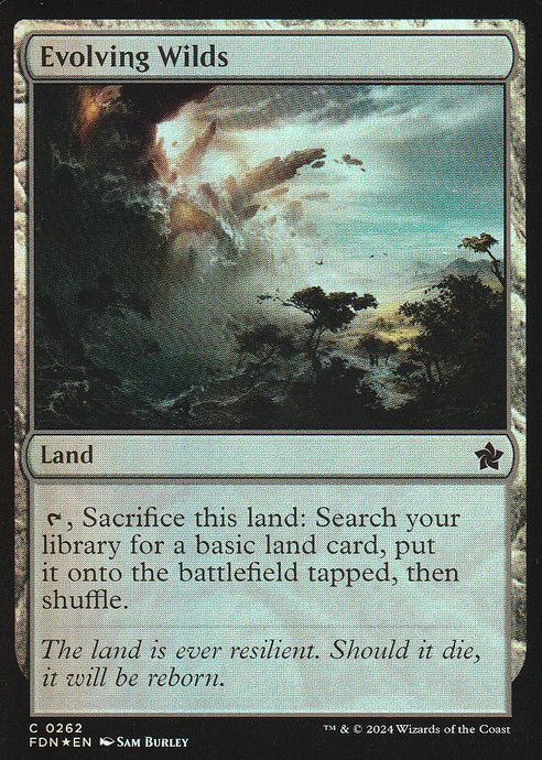 Magic the Gathering: Foundations Evolving Wilds FDN C0262 Foil