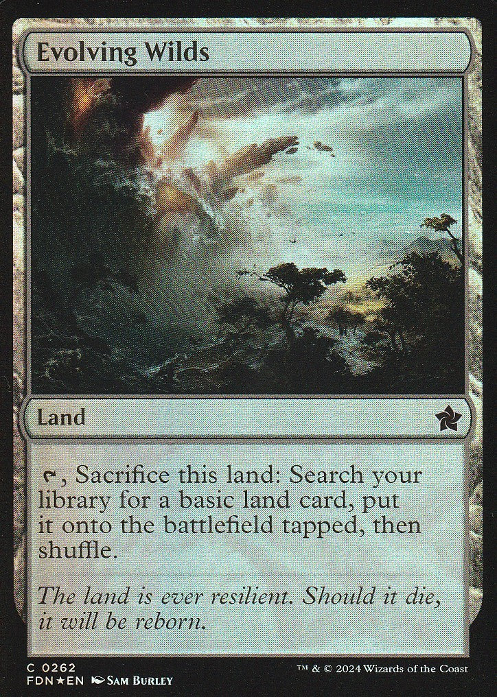 Magic the Gathering: Foundations Evolving Wilds FDN C0262 Foil
