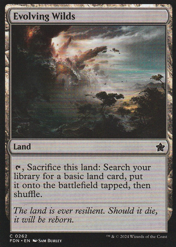 Magic the Gathering: Foundations Evolving Wilds FDN C0262 Non-Foil