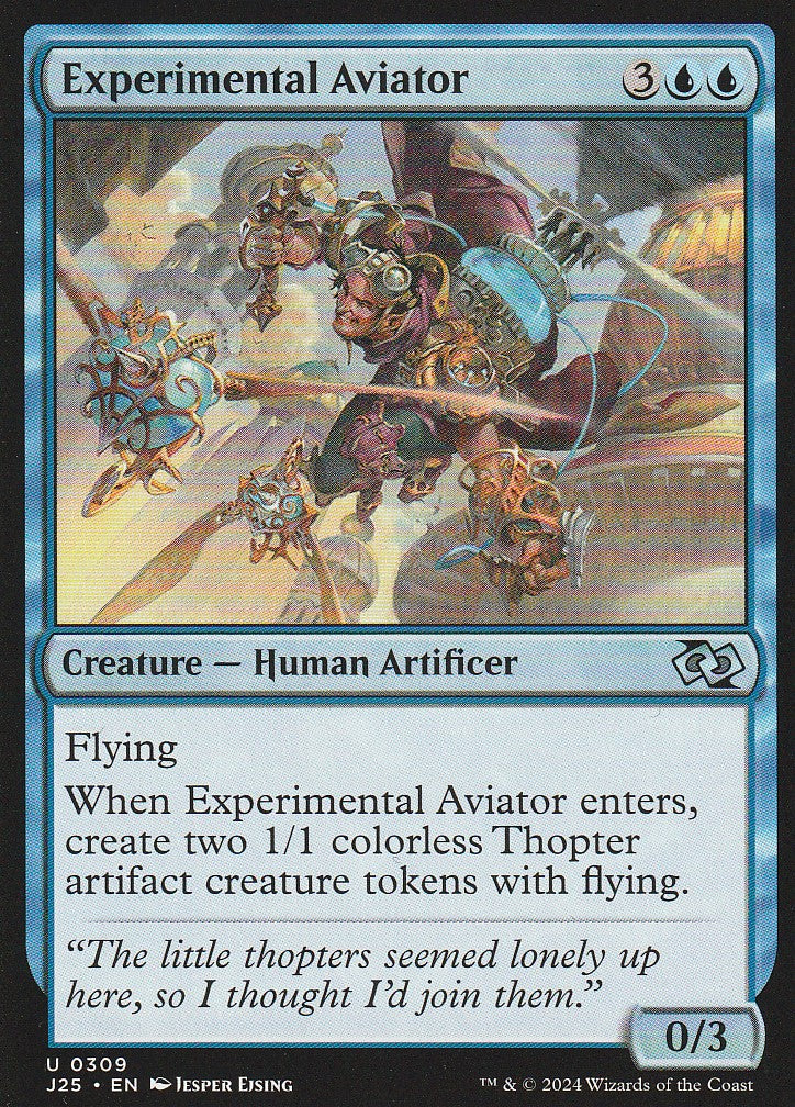 Magic the Gathering: Foundations Jumpstart Experimental Aviator J25 U0309