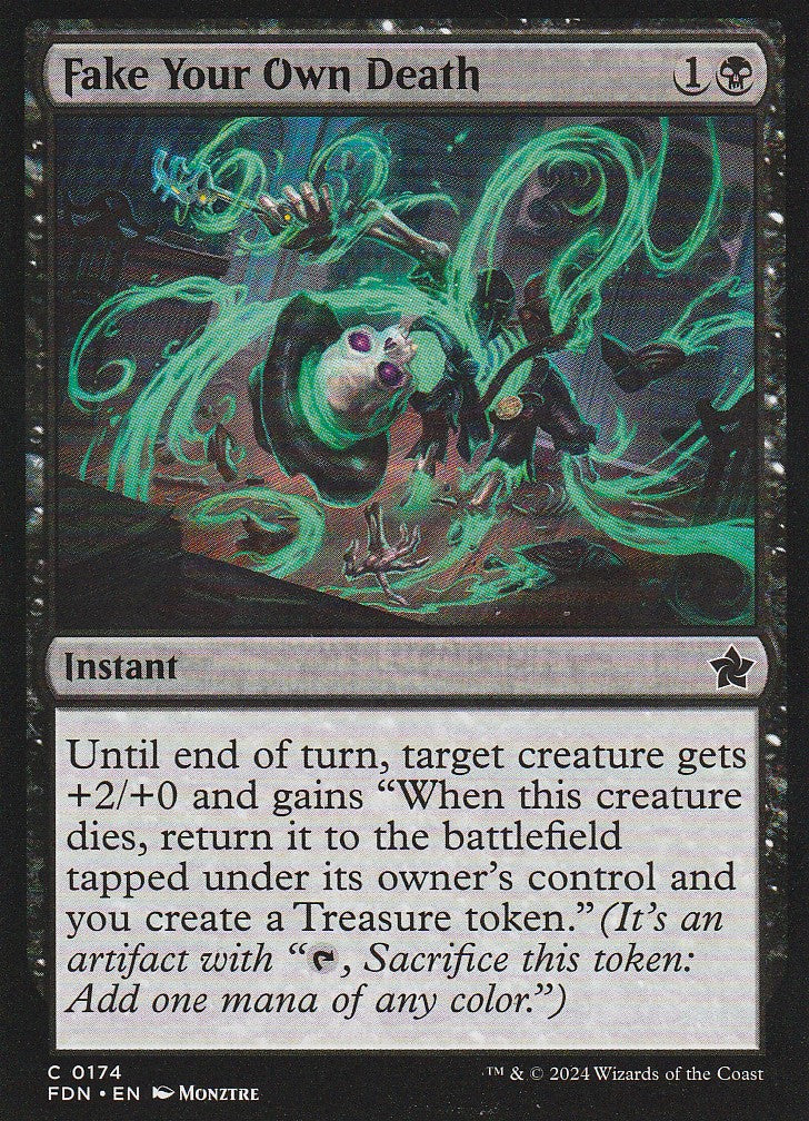 Magic the Gathering: Foundations Fake Your Own Death FDN C0174 Non-Foil