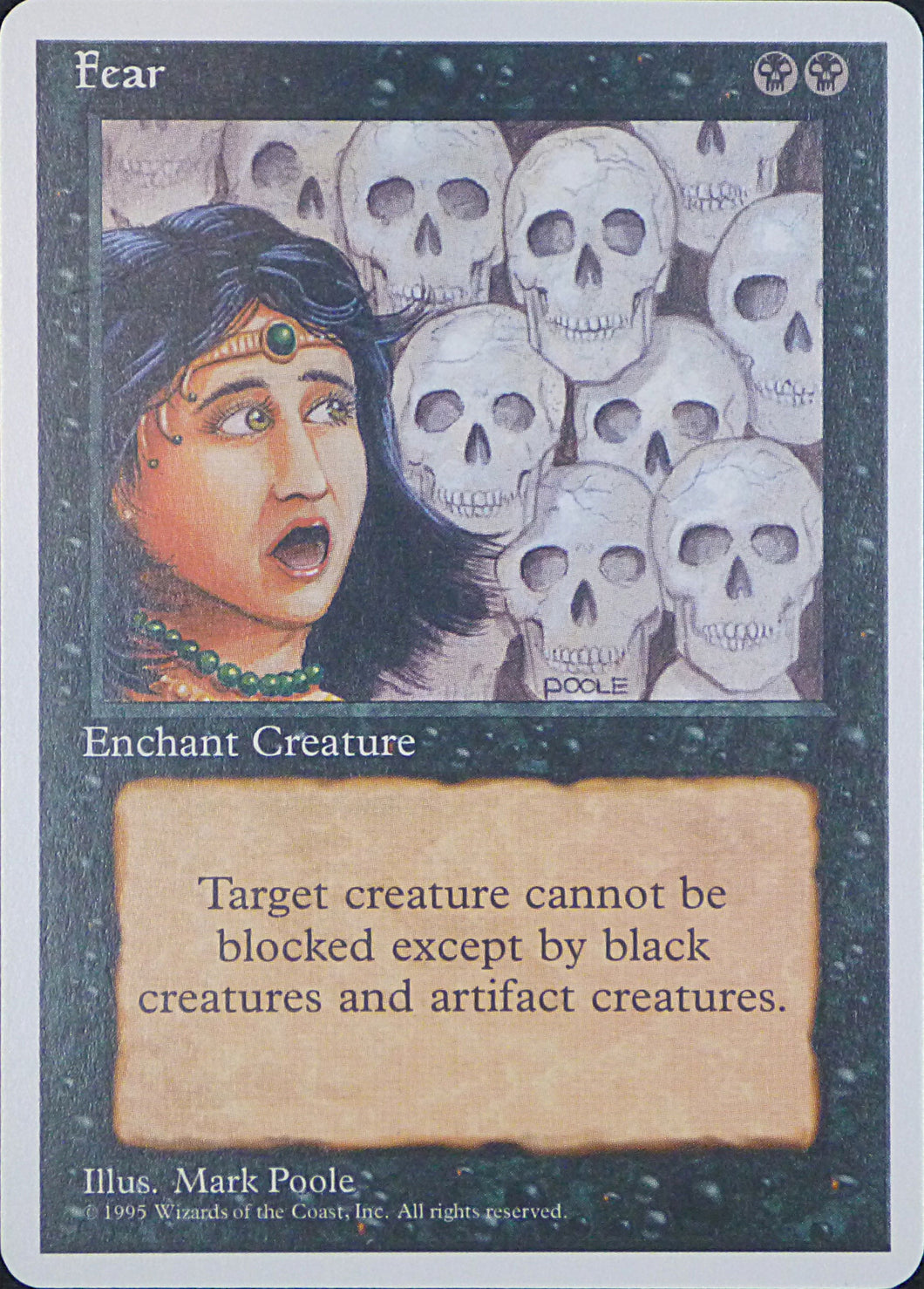 Magic the Gathering: Fourth Edition

Fear Fourth C0137