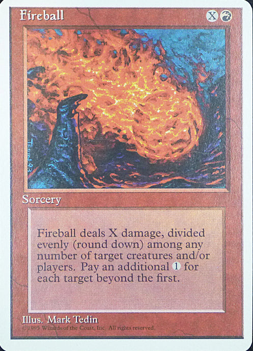 Magic the Gathering: Fourth Edition

Fireball Fourth C0192
