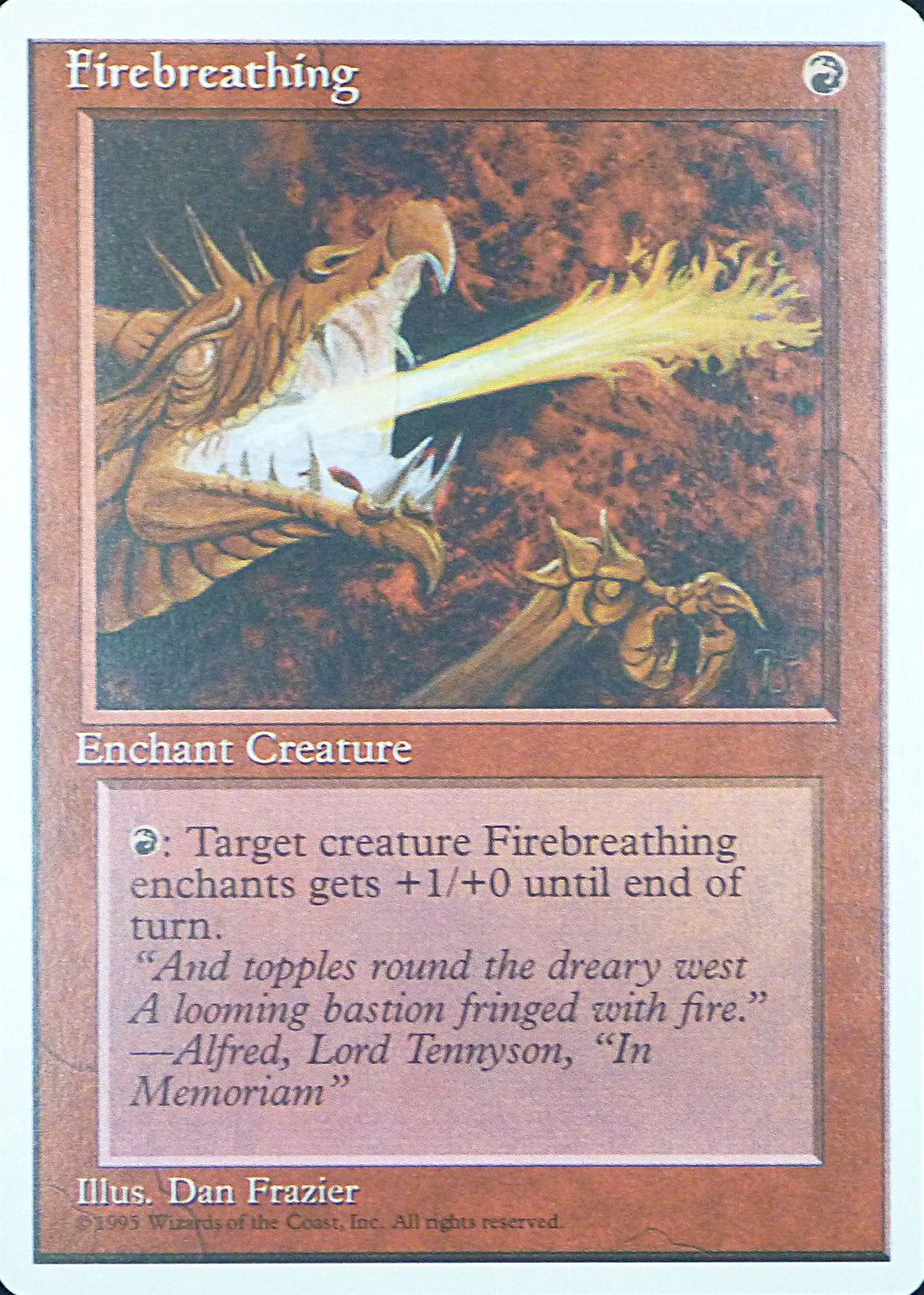 Magic the Gathering: Fourth Edition

Firebreathing Fourth C0193