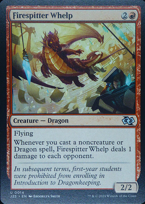 Magic the Gathering: Foundations Jumpstart

Firespitter Whelp J25 U0014