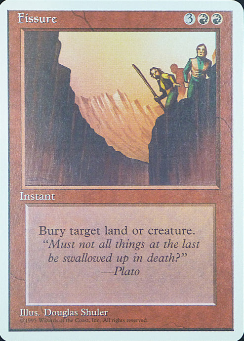 Magic the Gathering: Fourth Edition

Fissure Fourth C0194