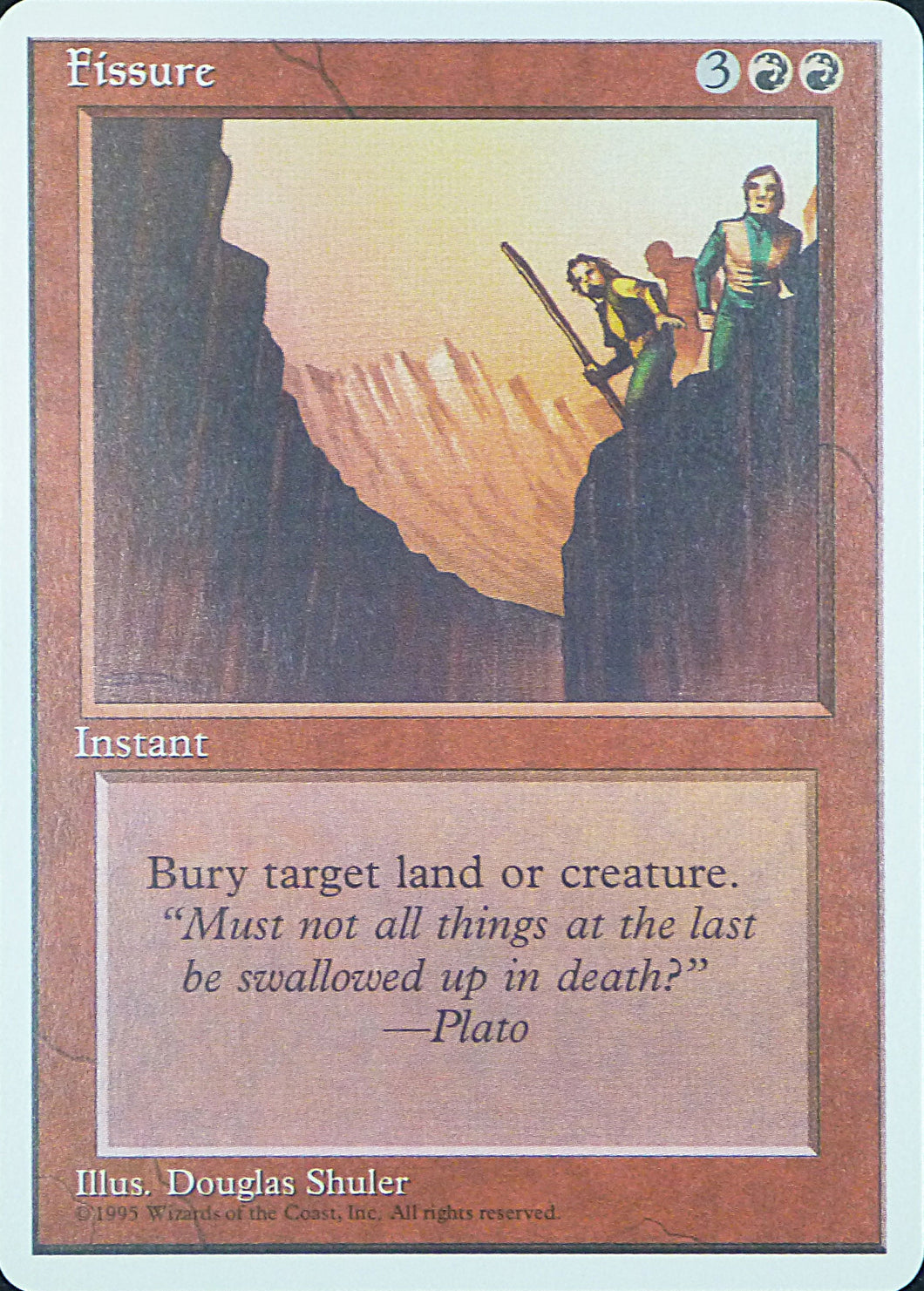 Magic the Gathering: Fourth Edition

Fissure Fourth C0194