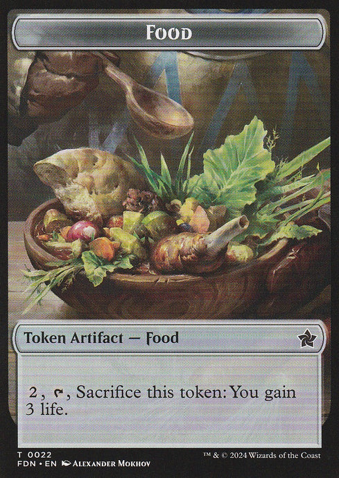 Magic the Gathering: Foundations Food FDN T0022 Token