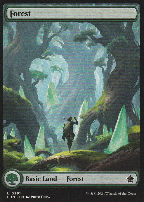 Magic the Gathering: Foundations Forest FDN L0291 Non-Foil