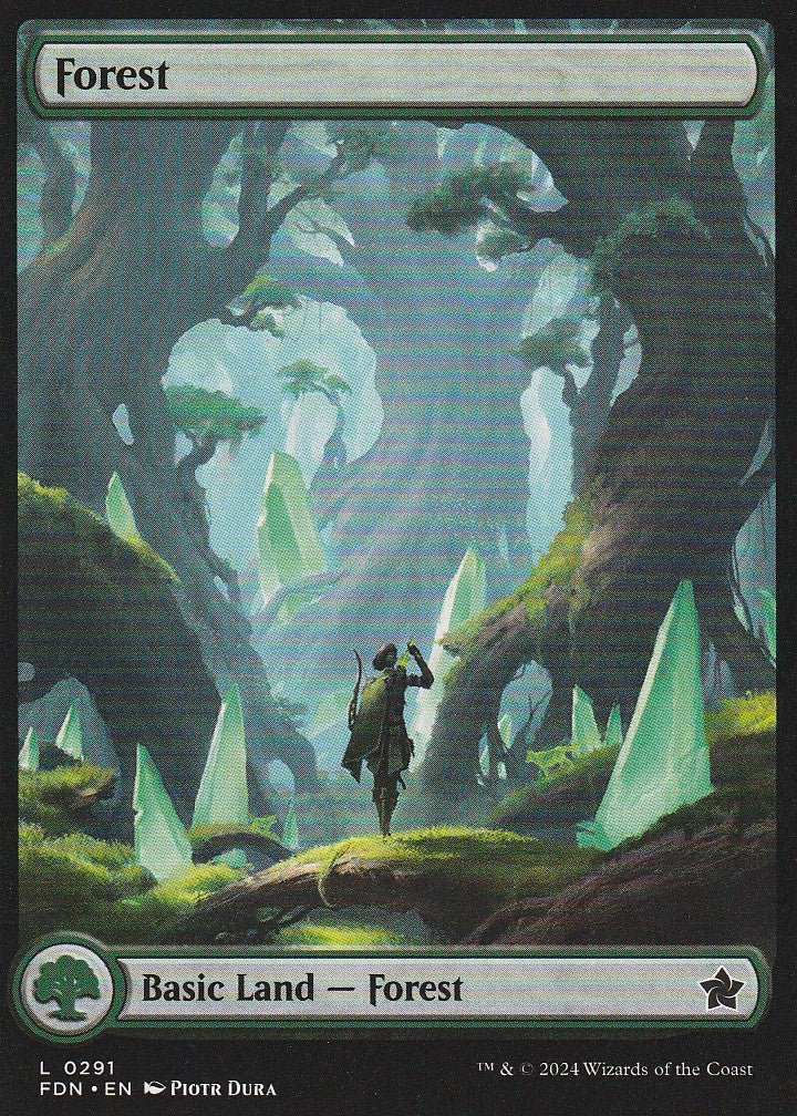 Magic the Gathering: Foundations Forest FDN L0291 Non-Foil