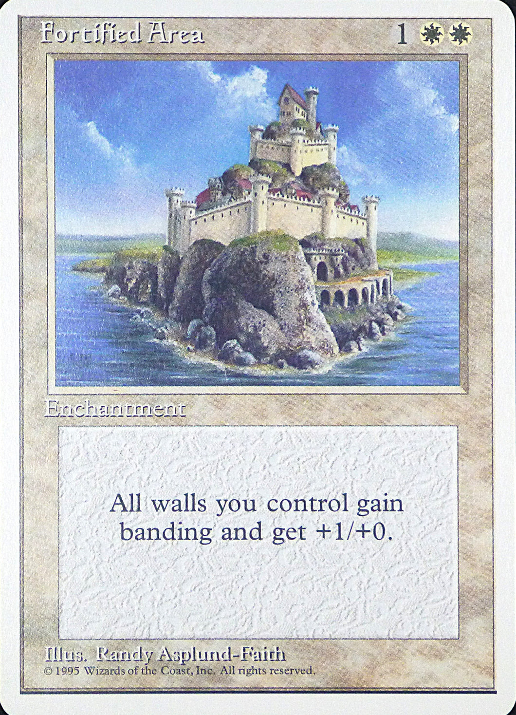 Magic the Gathering: Fourth Edition

Fortified Area Fourth C0026