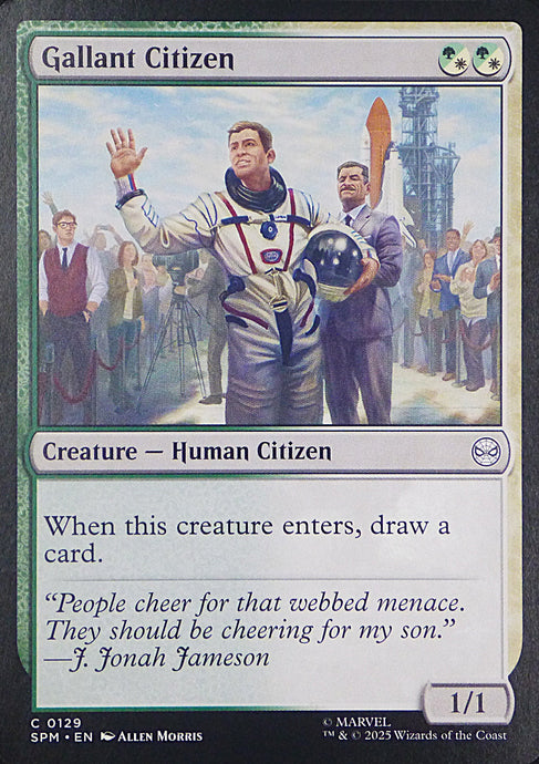 Magic the Gathering: Spider-Man

Gallant Citizen SPM C0129