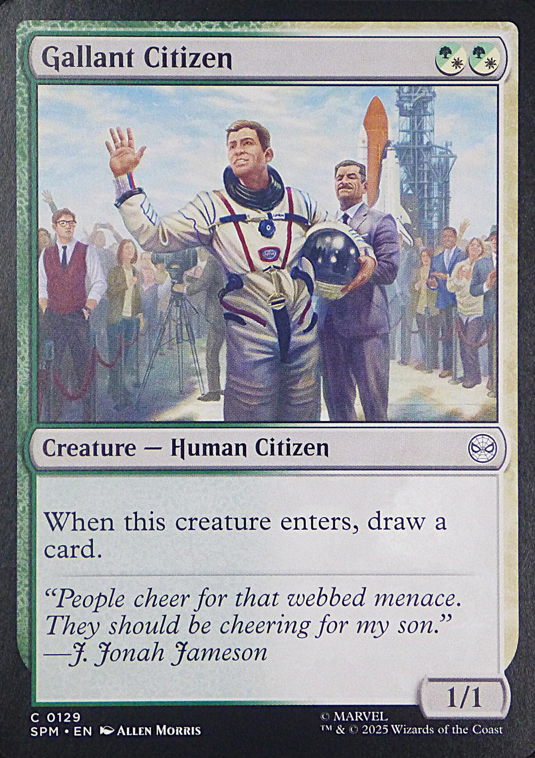 Magic the Gathering: Spider-Man

Gallant Citizen SPM C0129