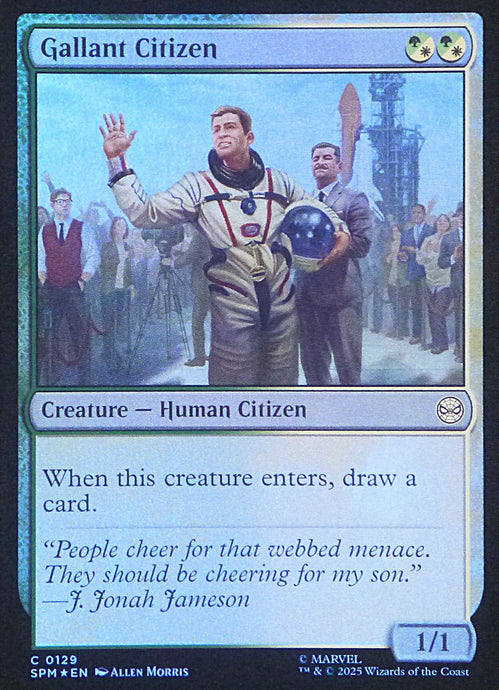 Magic the Gathering: Spider-Man

Gallant Citizen SPM C0129 - Foil