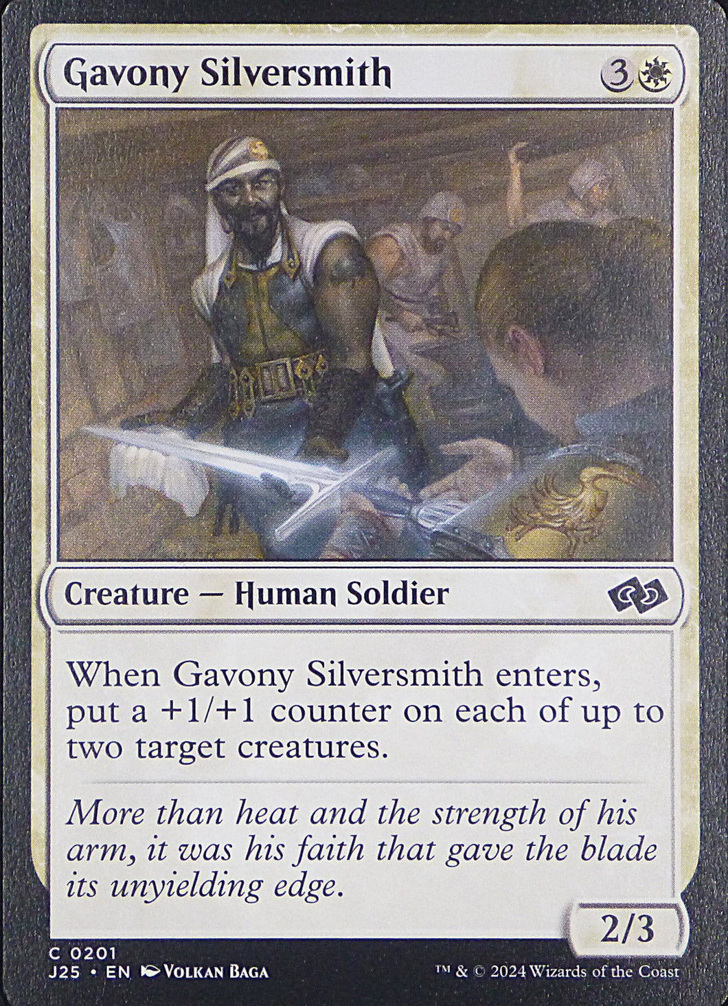Magic the Gathering: Foundations Jumpstart

Gavony Silversmith J25 C0201