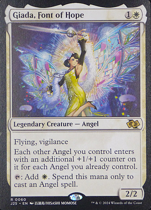 Magic the Gathering: Foundations Jumpstart

Giada, Font of Hope J25 R0060