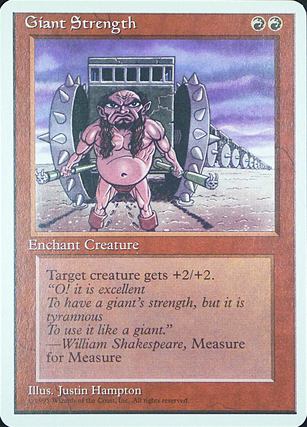 Magic the Gathering: Fourth Edition

Giant Strength Fourth C0196