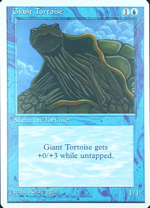 Magic the Gathering: Fourth Edition

Giant Tortoise Fourth C0076