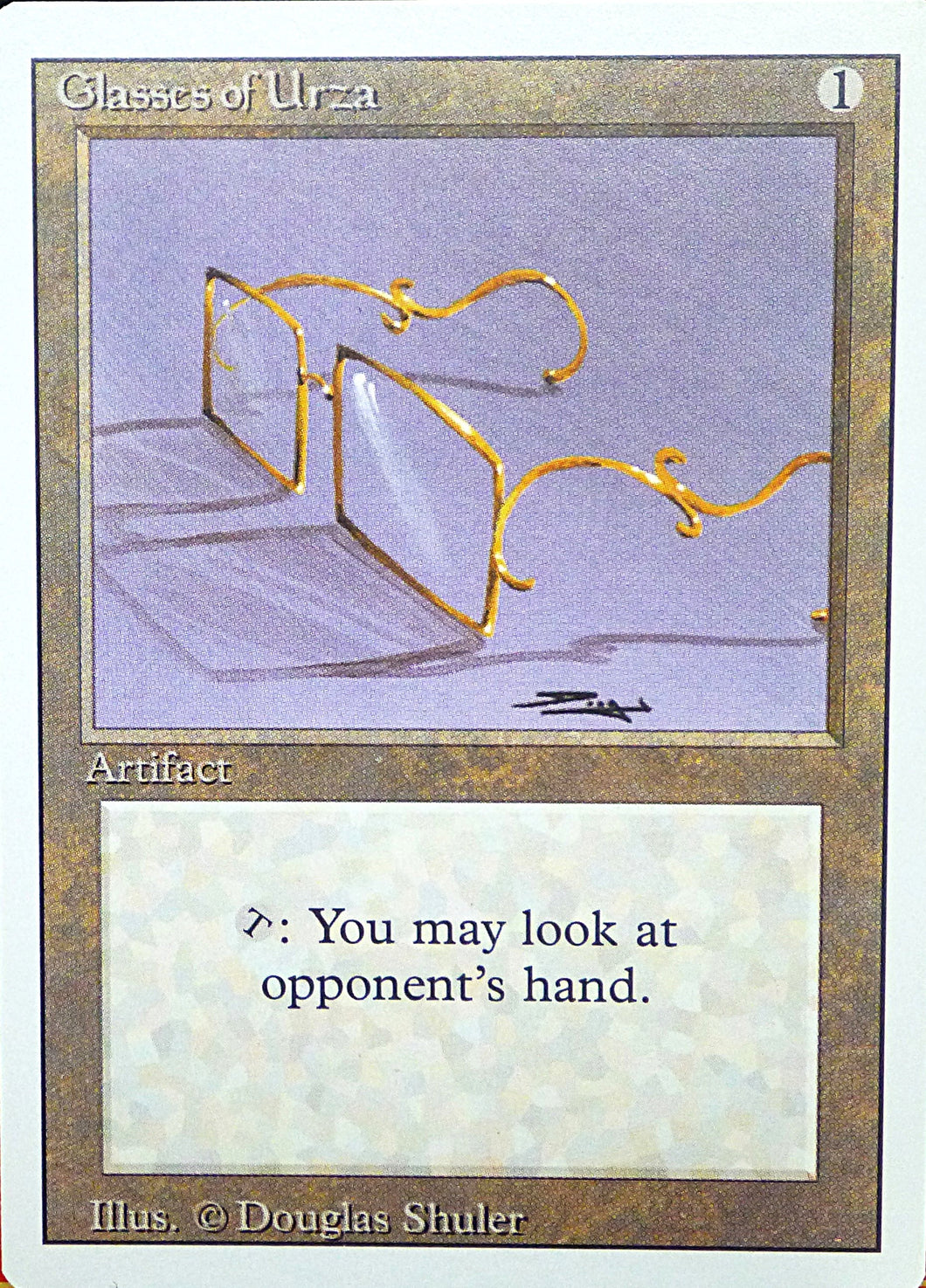 Magic the Gathering: Revised/3rd Edition
Glasses of Urza - Revised - Uncommon - 249