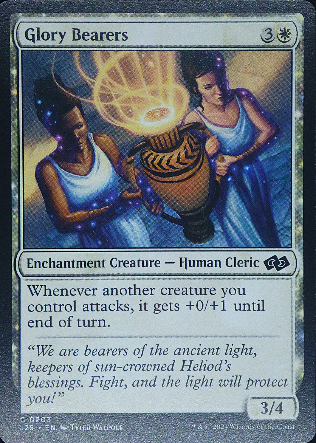 Magic the Gathering: Foundations Jumpstart

Glory Bearers J25 C0203