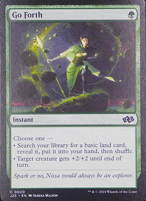 Magic the Gathering: Foundations Jumpstart

Go Forth J25 C0020