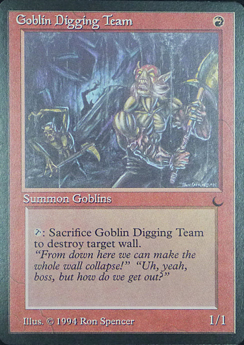 Magic the Gathering: The Dark

Goblin Digging Team The Dark C0065