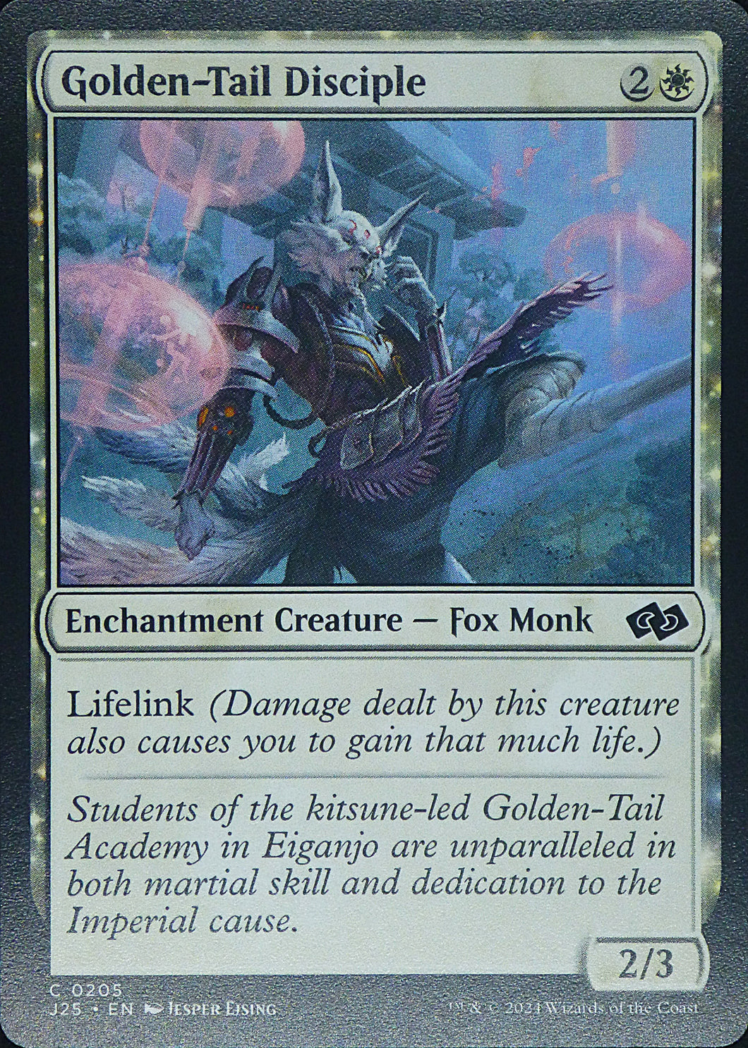 Magic the Gathering: Foundations Jumpstart

Golden-Tail Disciple J25 C0205