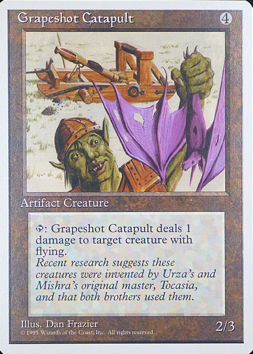 Magic the Gathering: Fourth Edition

Grapeshot Catapult Fourth C0322