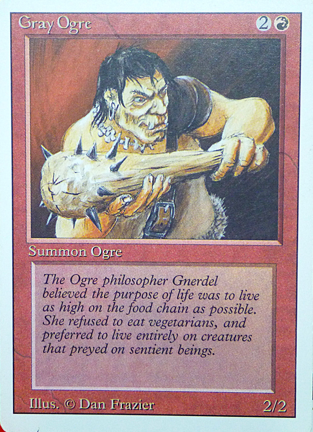 Magic the Gathering: Revised/3rd Edition
Gray Ogre - Revised - Common - 157