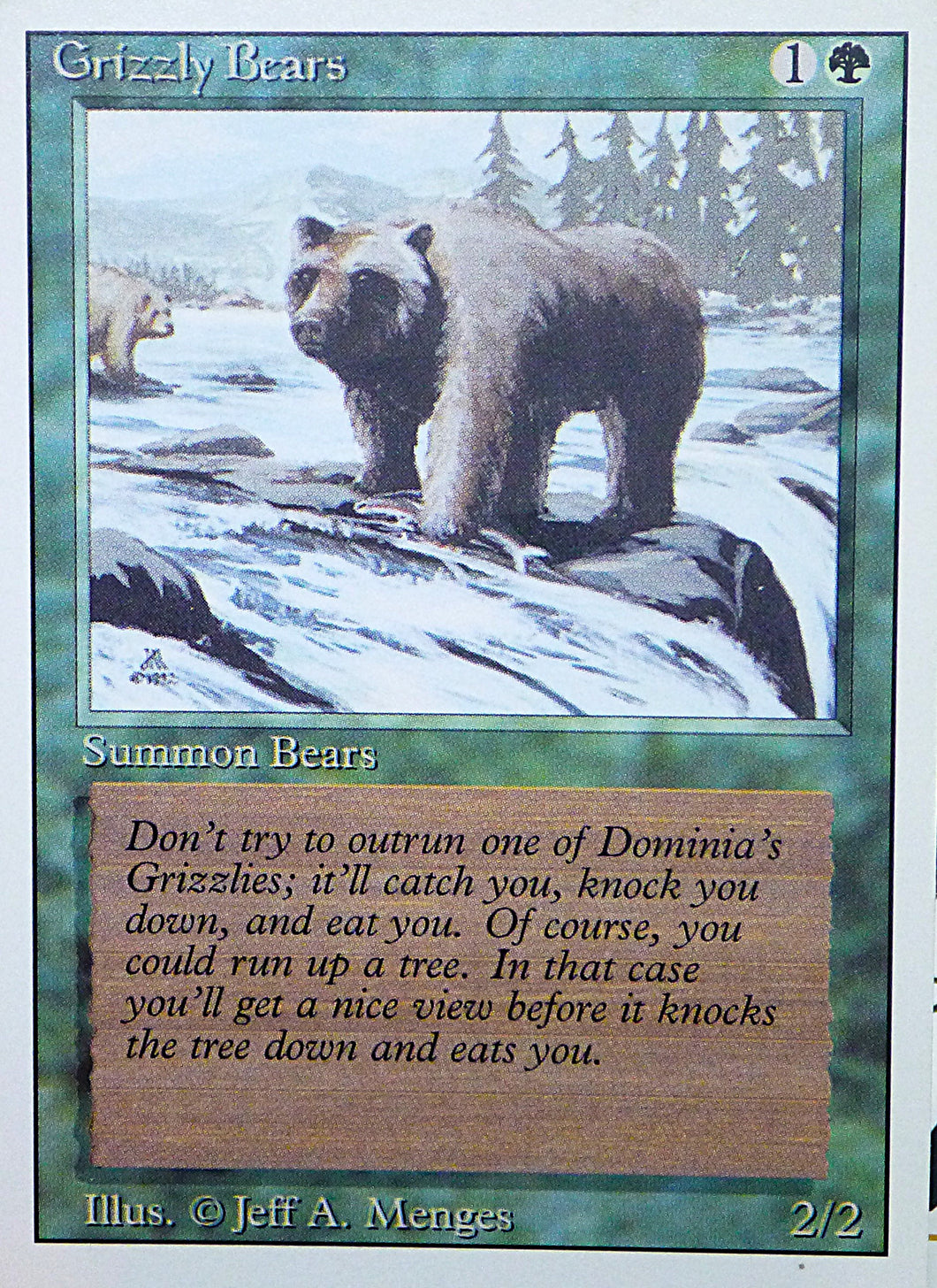 Magic the Gathering: Revised/3rd Edition
Grizzly Bears - Revised - Common - 201