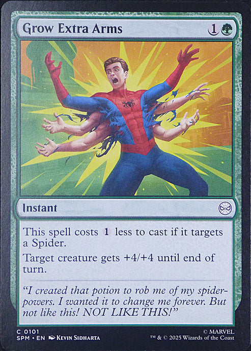 Magic the Gathering: Spider-Man

Grow Extra Arms SPM C0101