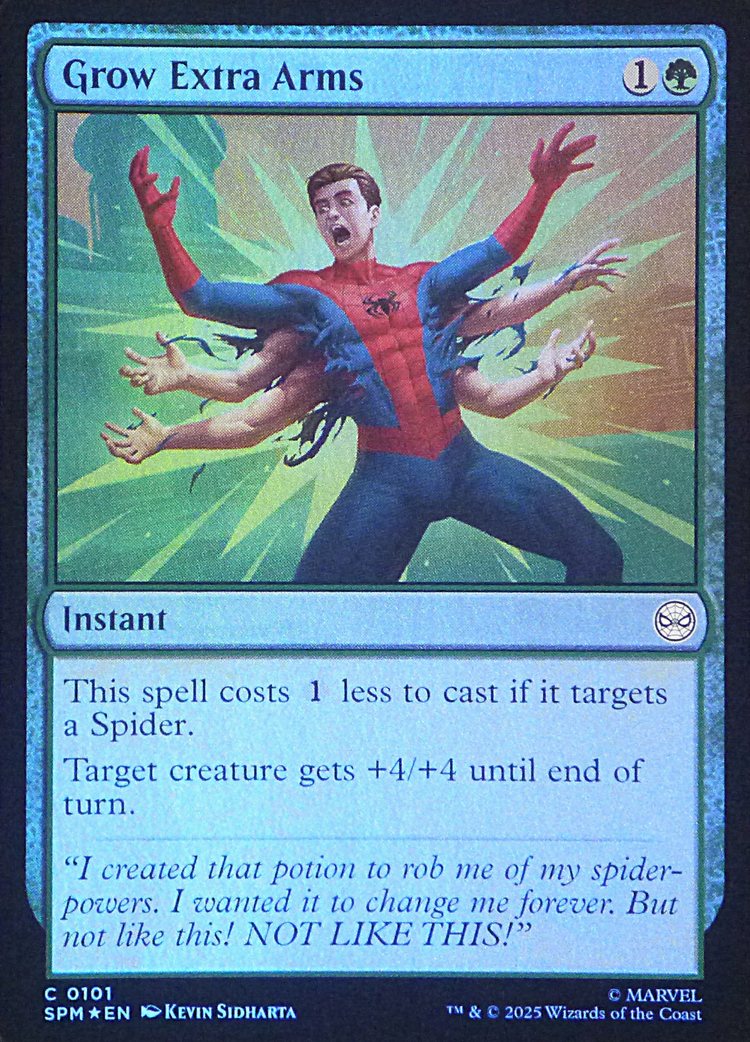 Magic the Gathering: Spider-Man

Grow Extra Arms SPM C0101 - Foil