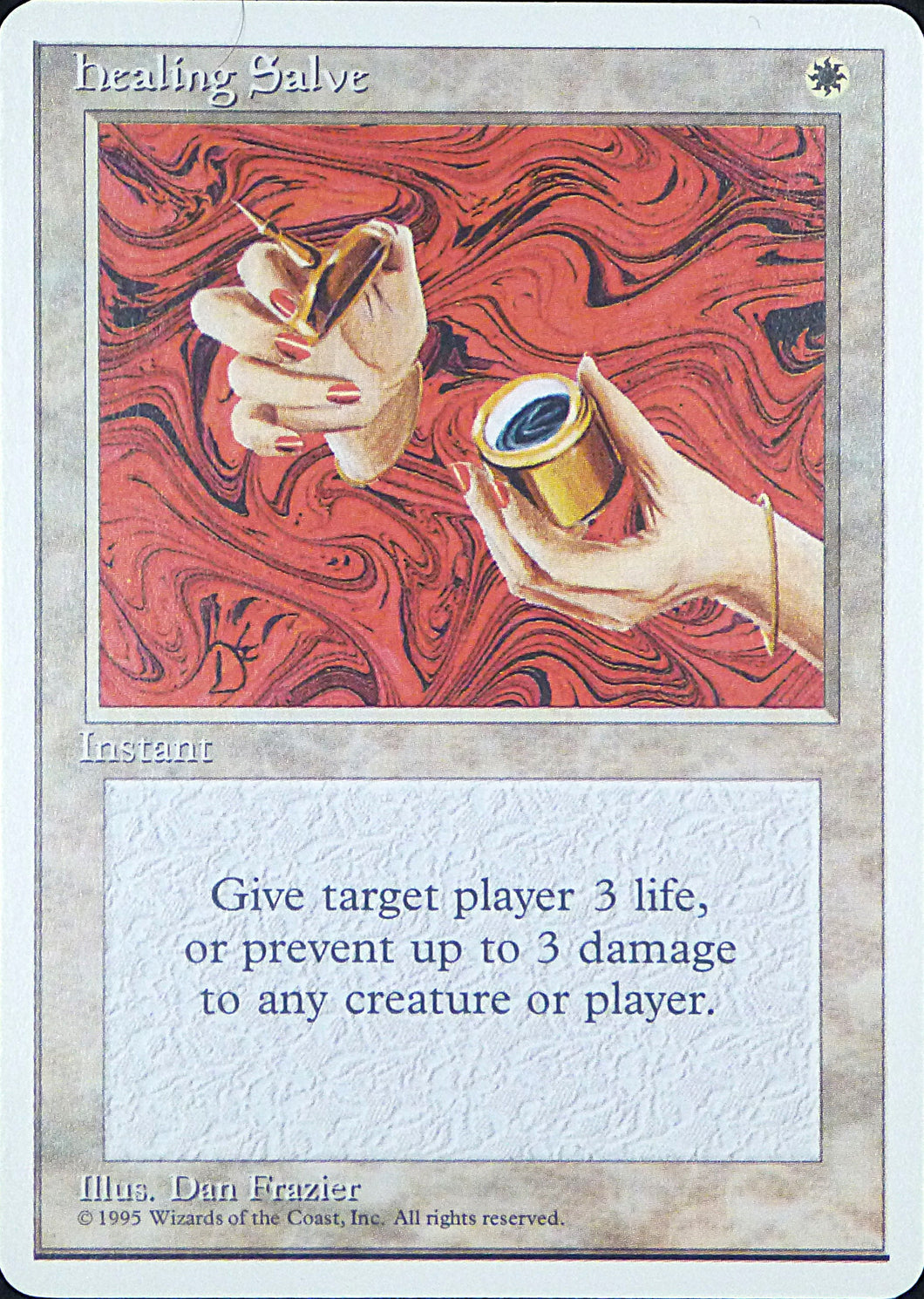 Magic the Gathering: Fourth Edition

Healing Salve Fourth C0028