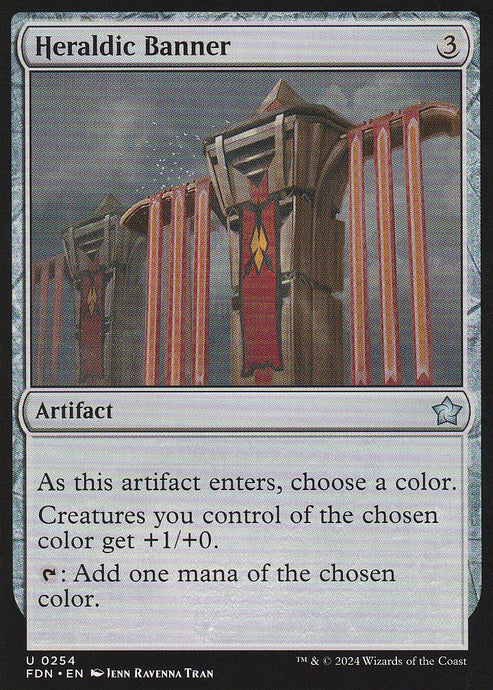 Magic the Gathering: Foundations Heraldic Banner FDN U0254 Non-Foil