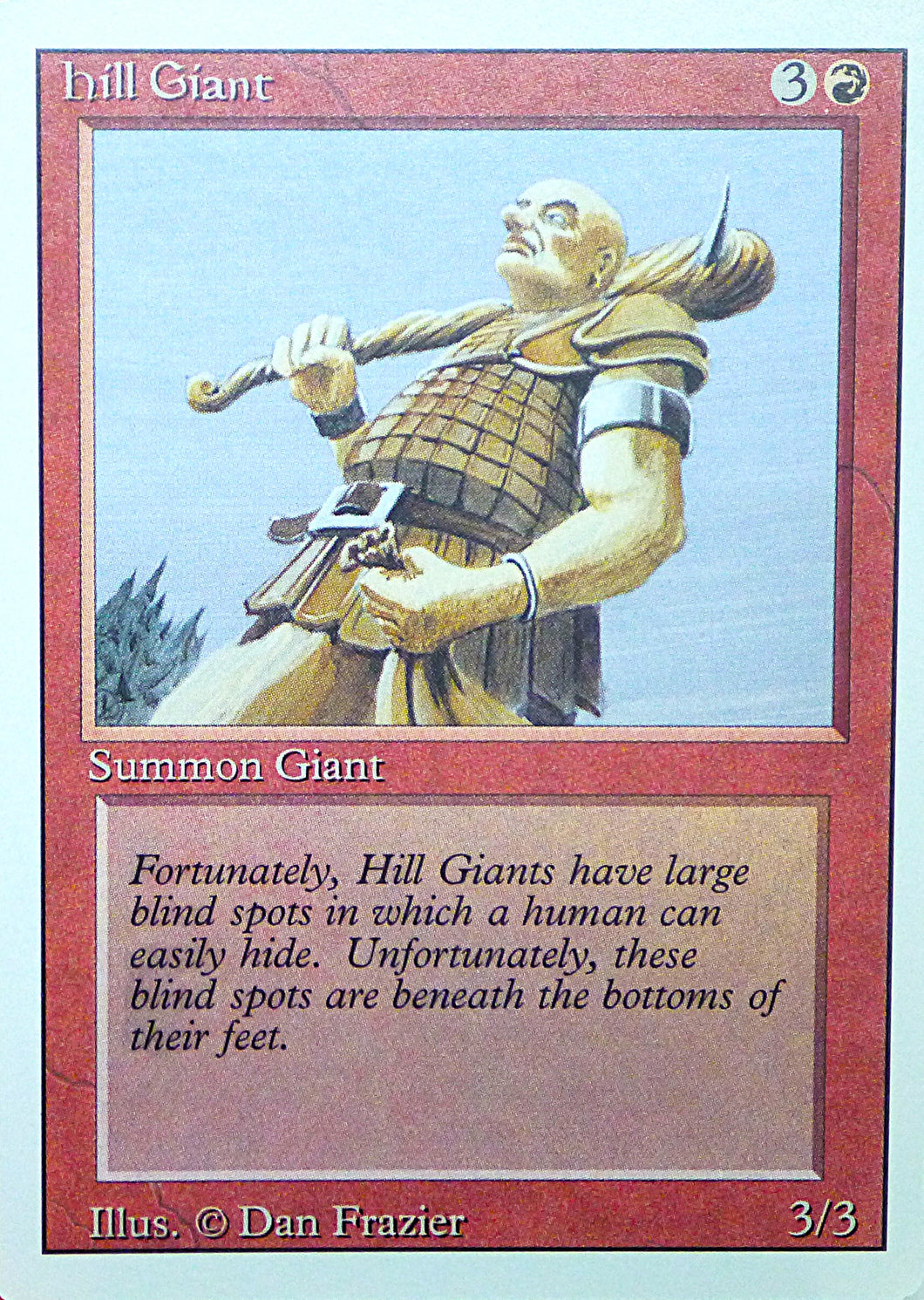 Magic the Gathering: Revised/3rd Edition
Hill Giant - Revised - Common - 158